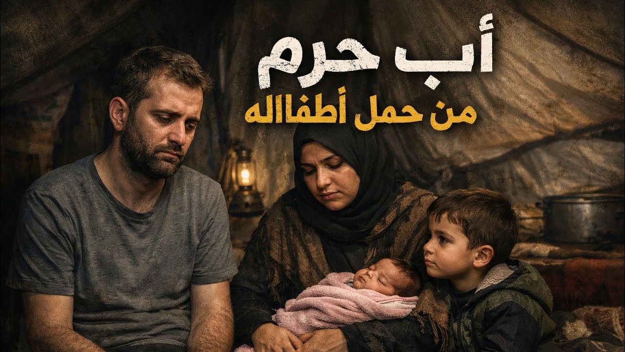 تعالوا شوفوا من غزة اب يفقد القدرةعلى حمل أطفاله بسبب إصابته ولا يجدمايسكت به جوع أطفاله 🇵🇸#اكسبلور 