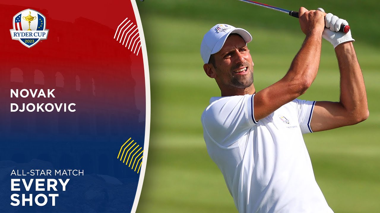 Novak Djokovic | Every All-Star Match Shot | 2023 Ryder Cup
