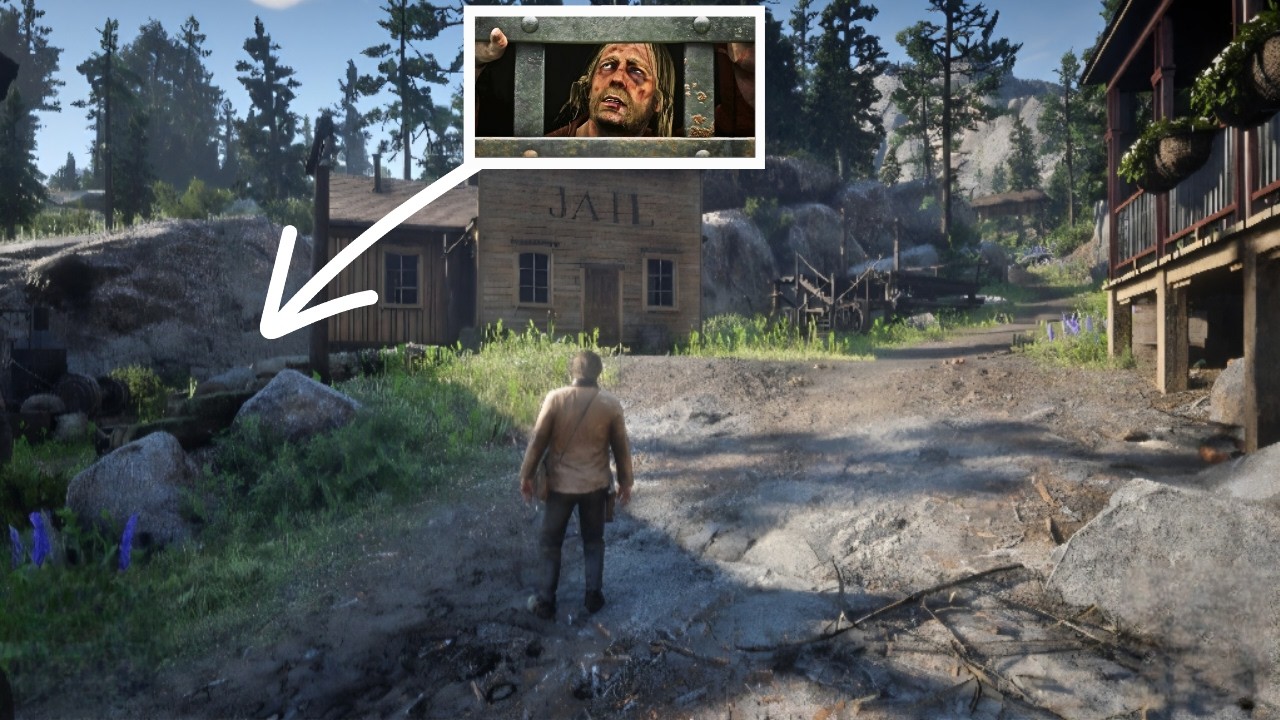 Micah zit in deze jail vast! #12 (RDR2)