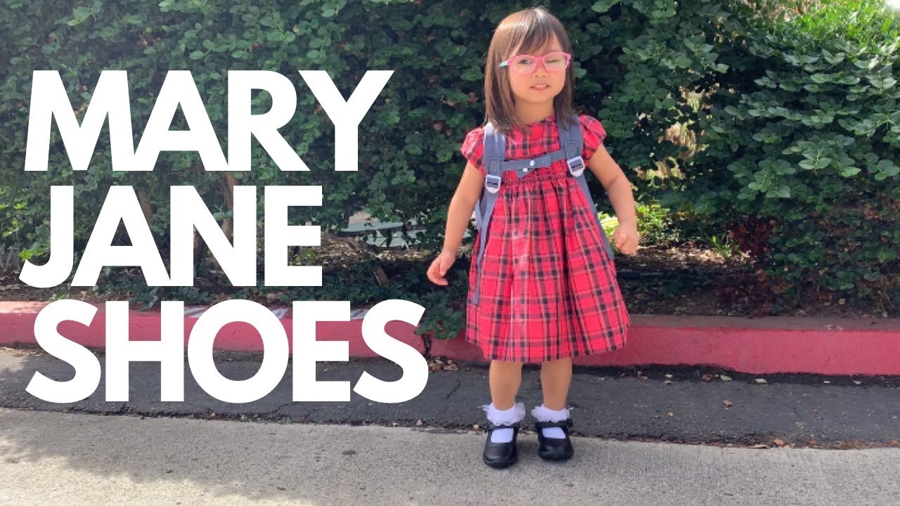 JABASIC Girl's Mary Jane School Uniform Shoes