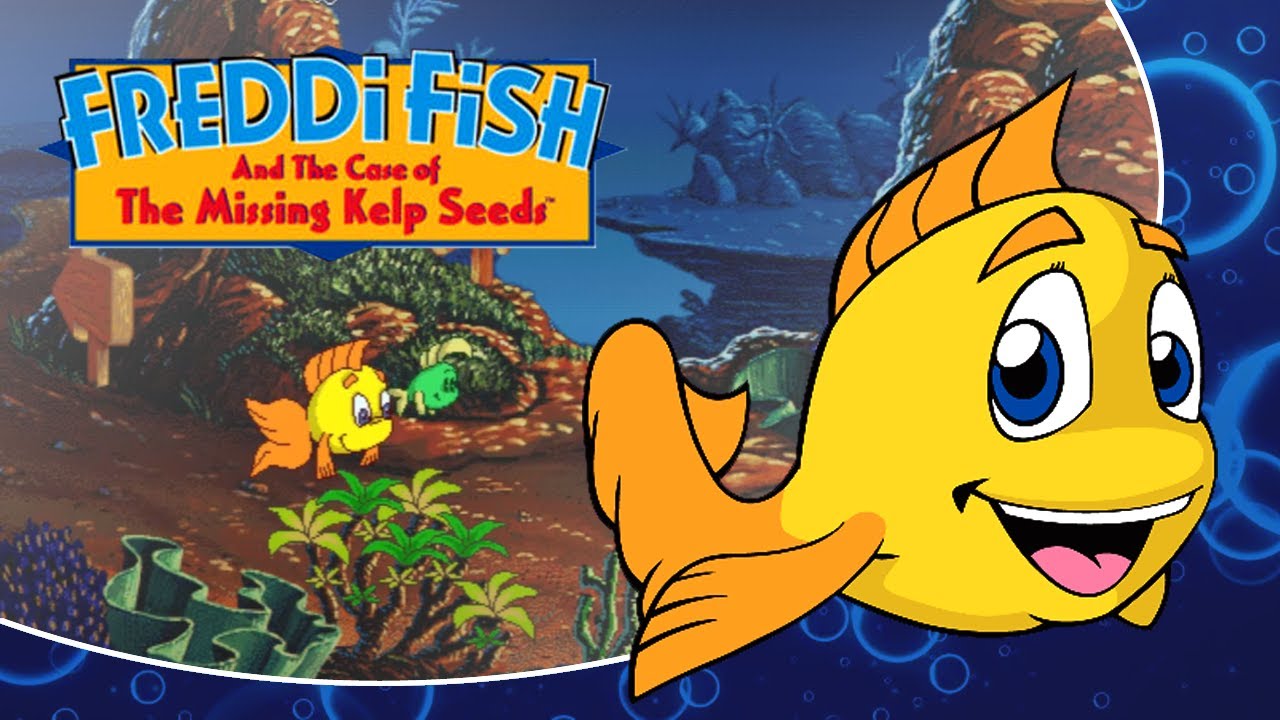 Freddi Fish and the Case of the Missing Kelp Seeds - Full Gameplay, No commentary, Clicking, English