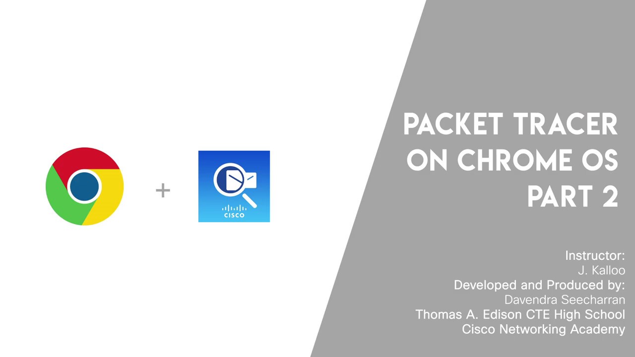 Packet Tracer on Chrome OS