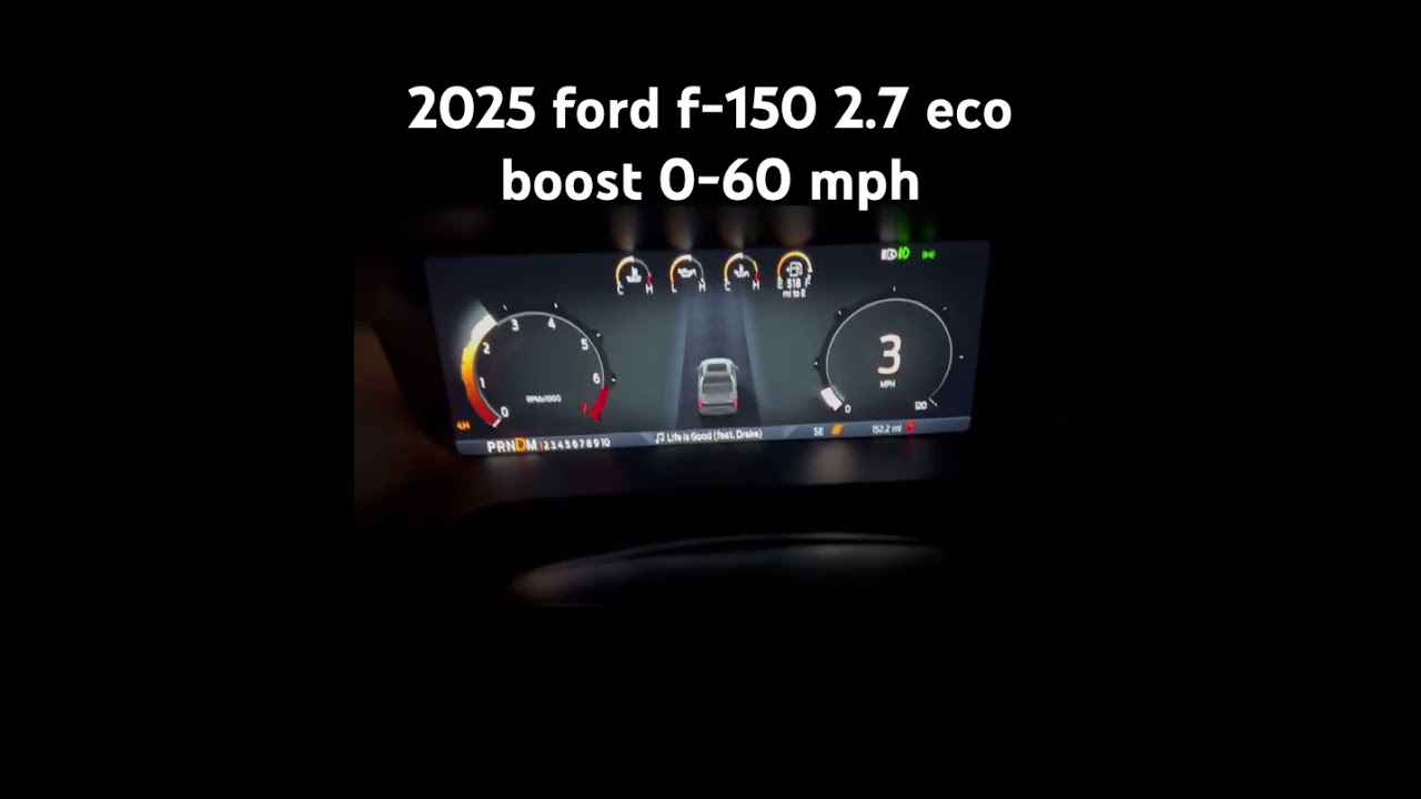 2025 ford f-150 2.7 eco boost 0-60 mph