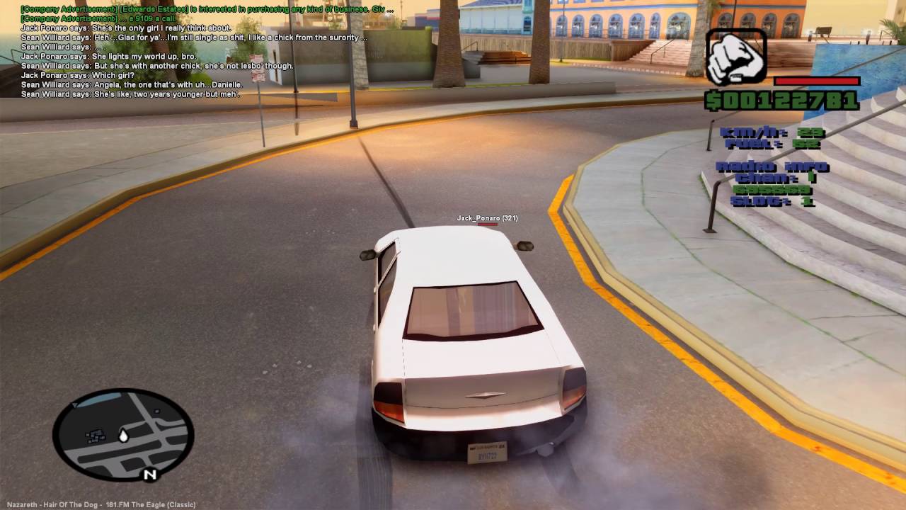 GTA SA (LSRP) - Sean Williard - #5 - Driving around with Jack (No mic, ill)