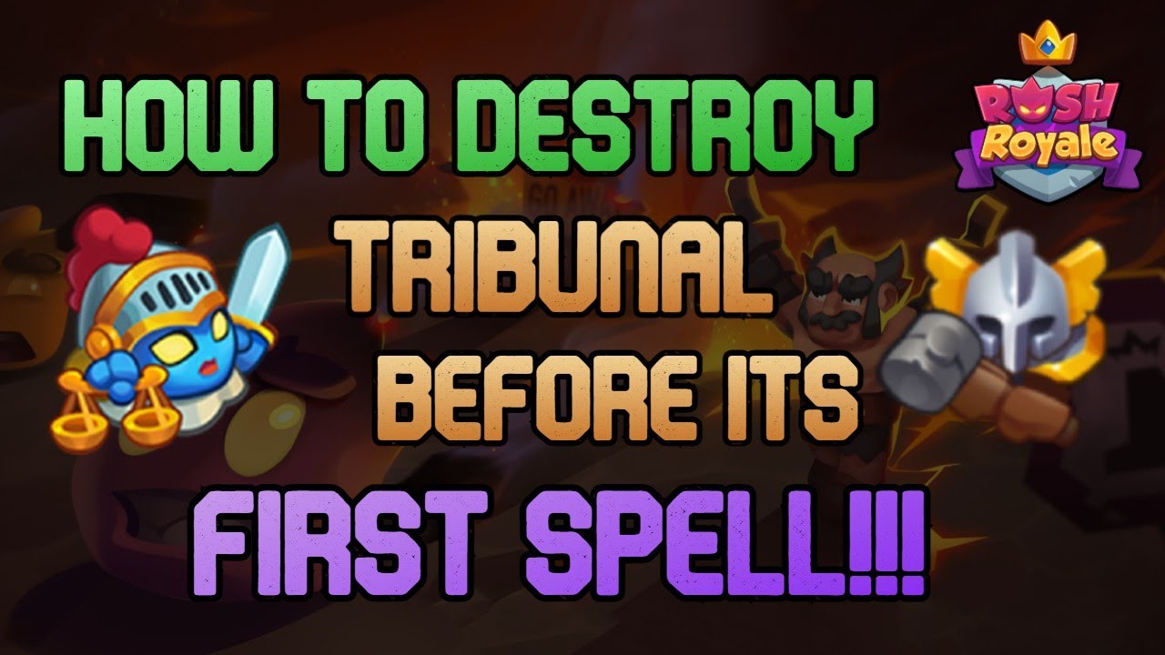 Rush Royale - How to DESTROY Tribunal before its FIRST SPELL on Boss 4!