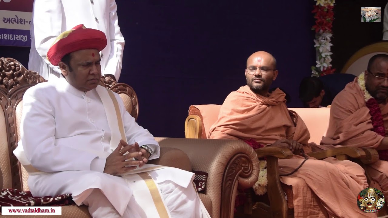 Nutan Varsh Parv Ashirvad Sabha Tatha Divya Annakot Darshan, 29 mi Ravi Sabha vadtaldham  8.11.18