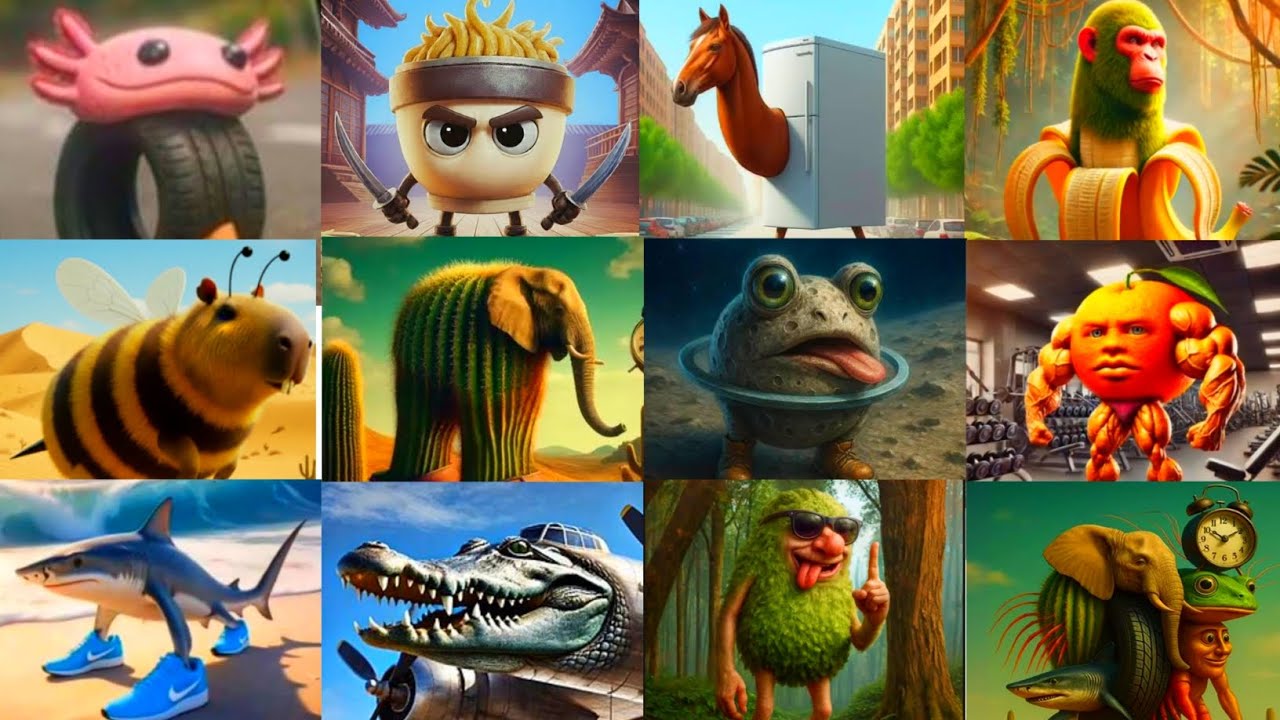 Merge Fellas: Итальянские персонажи с мозговами - Часть 1