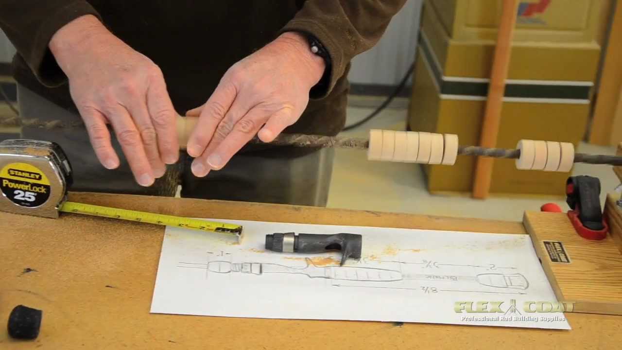 Flex Coat Rod Building - Making a Split Grip 