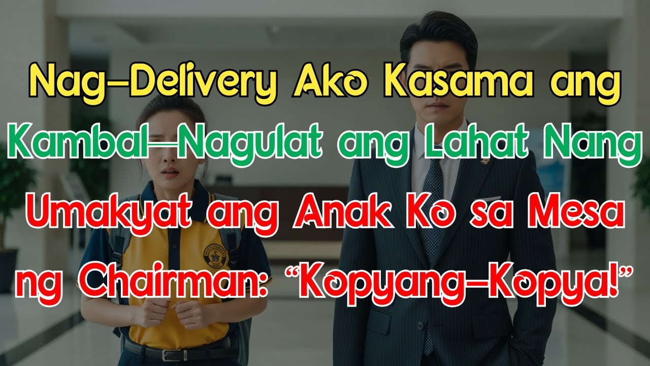 Nag-Delivery Ako Kasama ang Kambal—Nagulat ang Lahat Nang Umakyat ang Anak Ko sa Mesa ng Chairman...