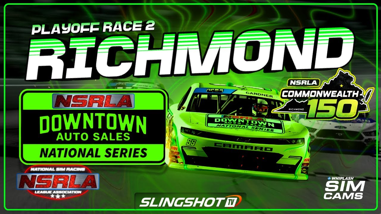 NASCAR iRacing LIVE | Short Track Chaos at Richmond? | NSRLA Downtown Auto Sales Series.| #14