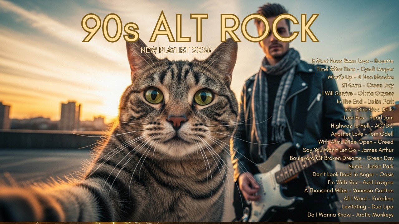 Best 90s Alternative Rock Hits 🎸 | Nostalgic Rock Covers Collection (Roxette, Green Day, Oasis,)