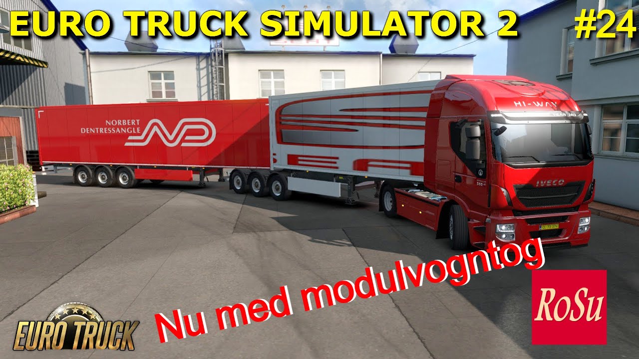 Nu med modulvogntog Euro Truck Simulator 2 let's play #24