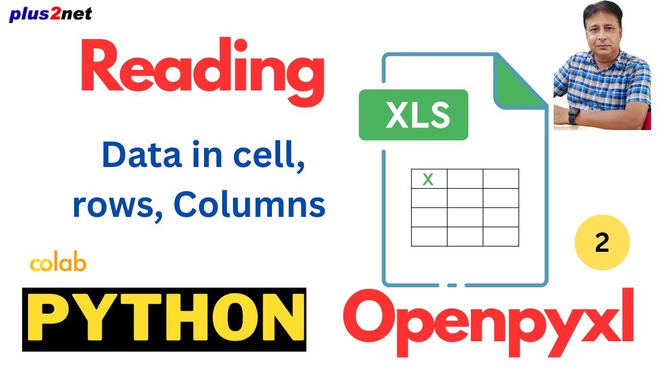 Чтение данных Excel с помощью Openpyxl в Python (демонстрация Colab)
