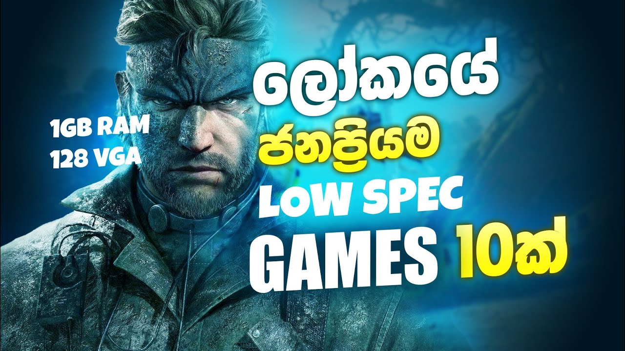 Top 10 POPULAR Games for LOW SPEC PC  2GB RAM  128MB - VRAM -Dual Core PC's