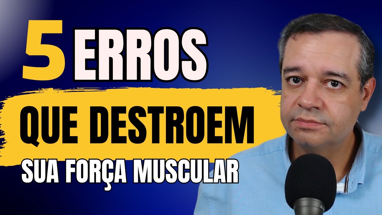 5 ERROS QUE DESTROEM SUA FOR&Ccedil;A MUSCULAR AP&Oacute;S 60 ANOS | Dr Fl&aacute;vio Jambo