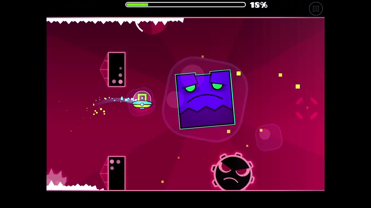 Geometry Dash playing random lvls