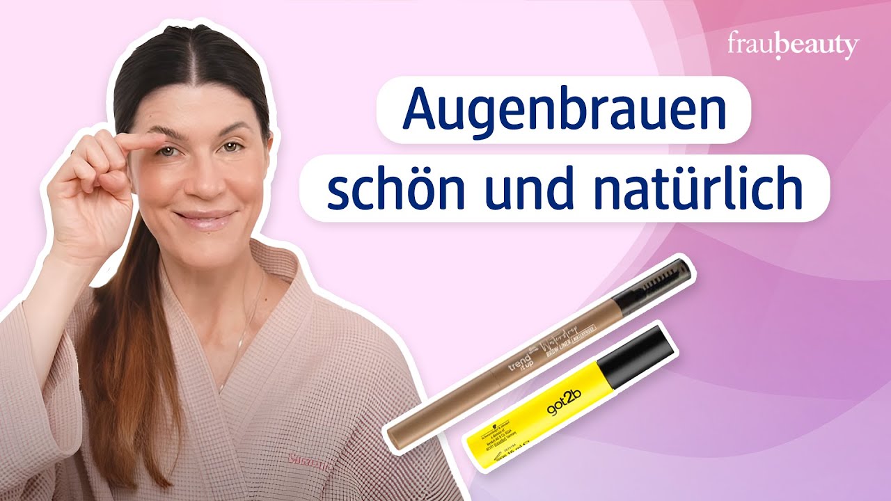 Schöne und natürliche Augenbrauen mit fraubeauty