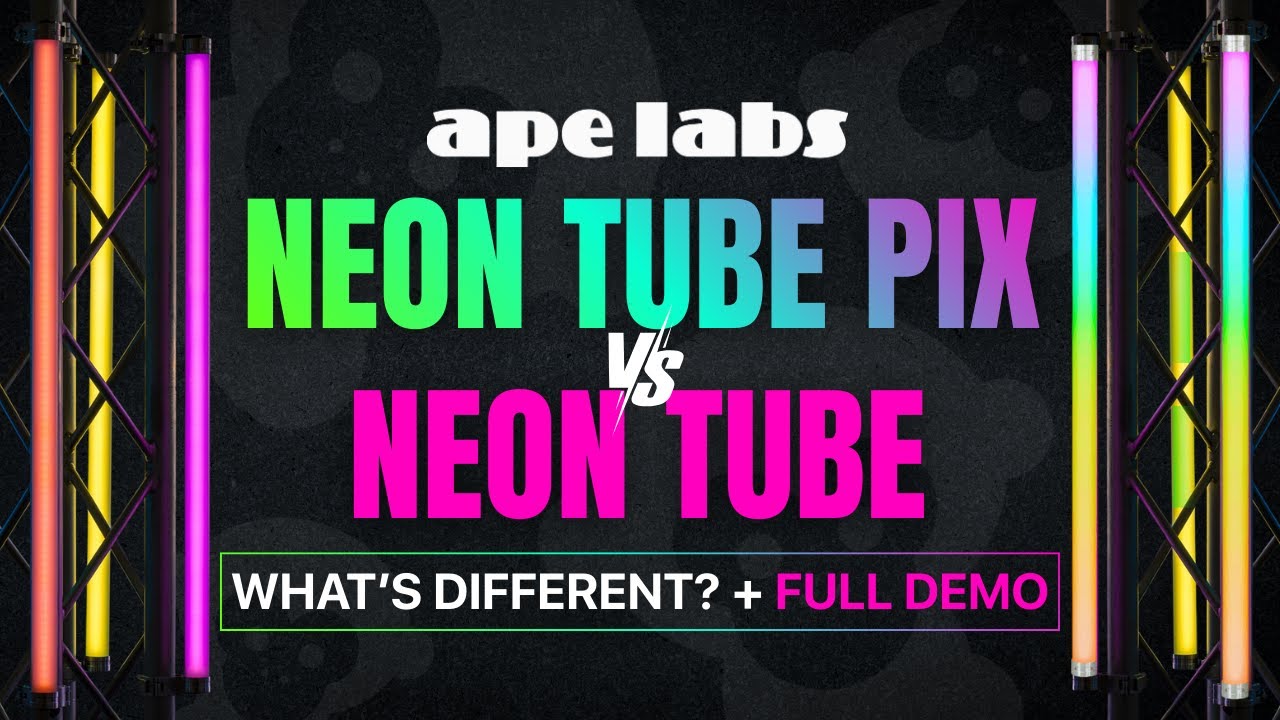 Ape Labs Neon Tube Vs. Neon Tube Pix - What are the differences and Full Demo