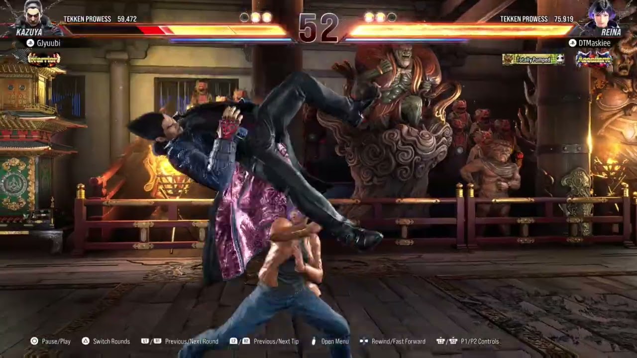 Kazuya vs Strong Reina  Gotan's Archives