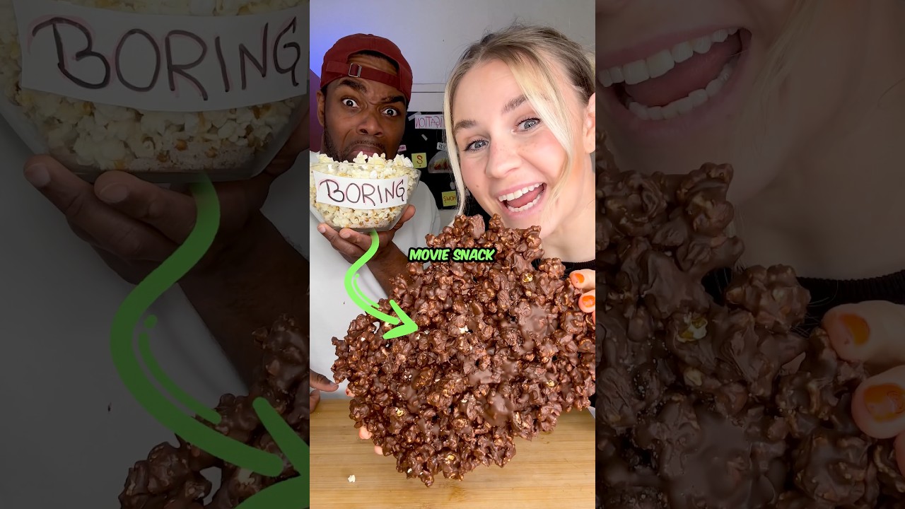 STOP Eating BORING POPCORN..?! 🍫🍿 (Do This Instead)