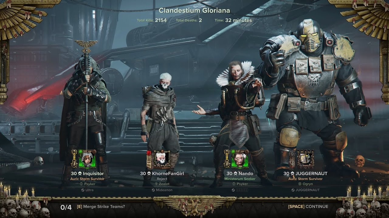 Auric Maelstrom C I VI ║ Clandestium Gloriana ║ Psyker Trauma + Deimos 1.4.3 #Darktide #warhammer40k