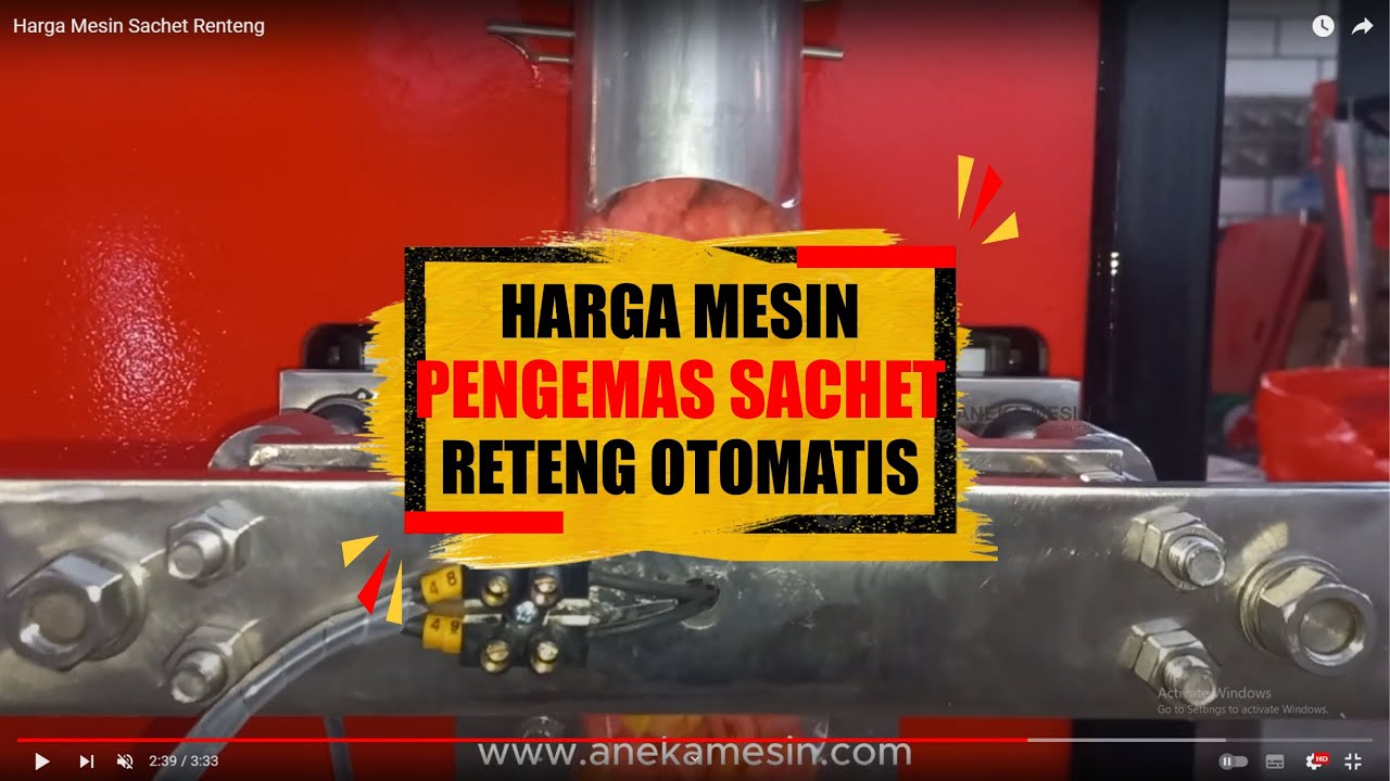 Harga Mesin Sachet Renteng