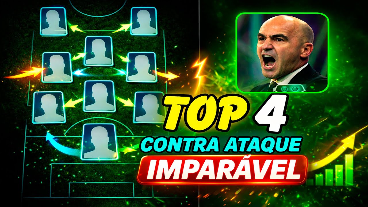 As 4 Melhores Formação da semana eFootball 2026 💥 Melhores Formação contra ataque