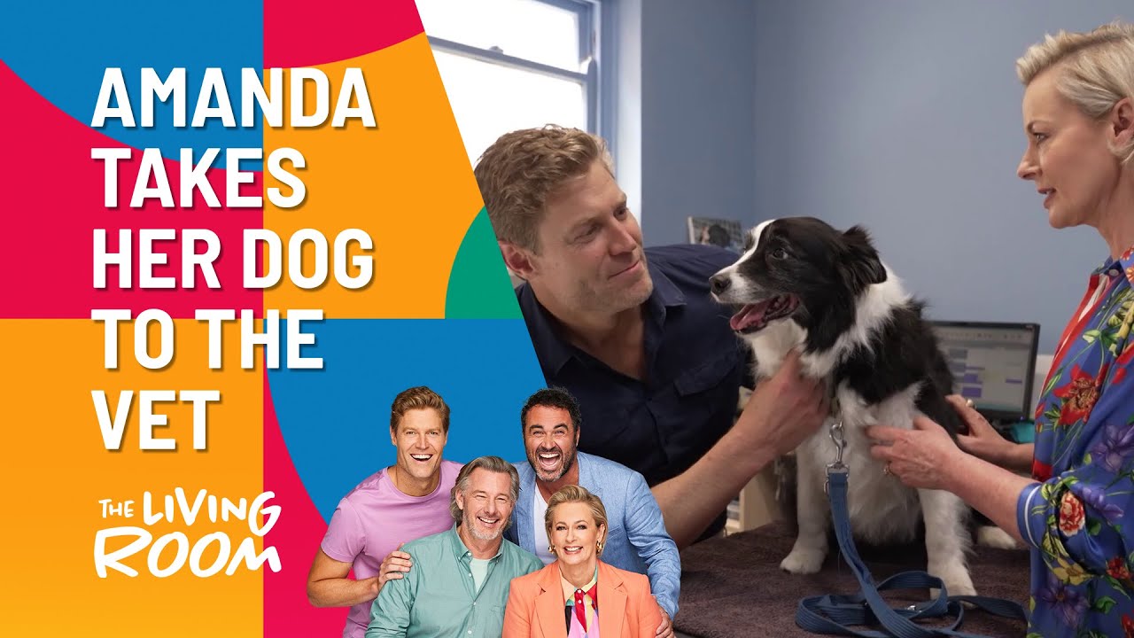 Amanda Visits The Vet With Her Dog Mini | The Living Room | Channel 10
