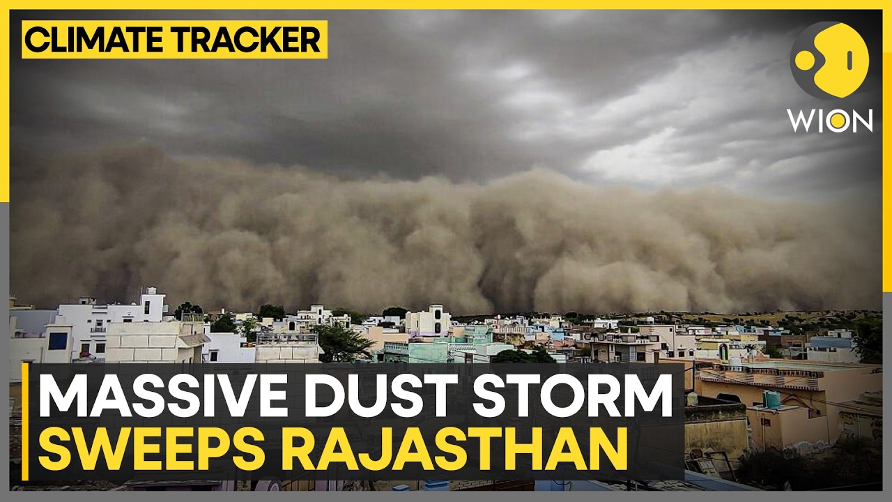 Strong Winds Trigger Rajasthan Dust Storm | WION Climate Tracker