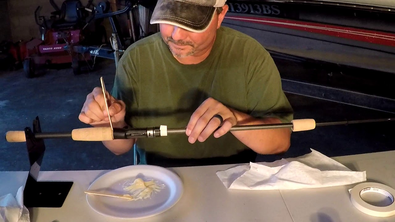 Custom Rod Build Part 3-Installing the Reel Seat and Fore Grip