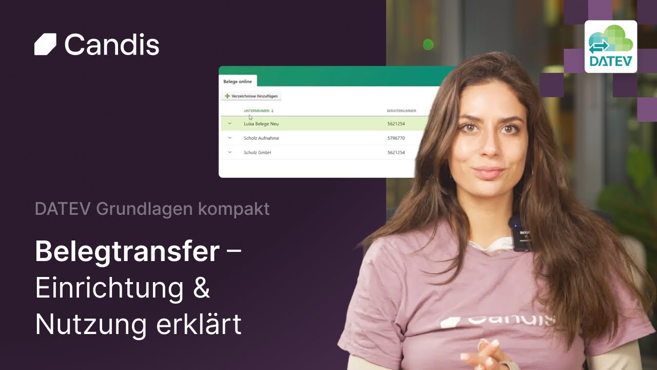 Nie wieder Belege manuell hochladen: DATEV Belegtransfer einfach erklärt I DATEV Lernvideo 2026