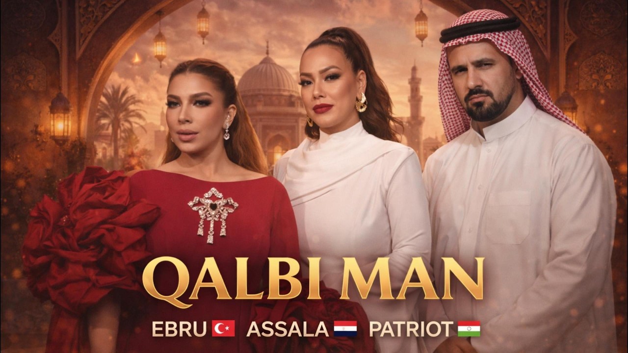Qalbi Man – Assala x Ebru x PatriotTG | Arabic Turkish Tajik Song 2026 🌍