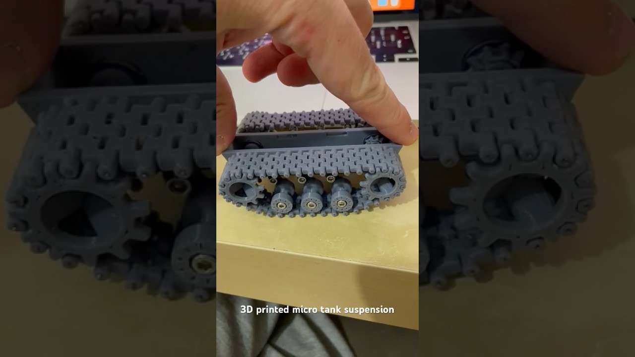 3D printed mini rc tank tracks