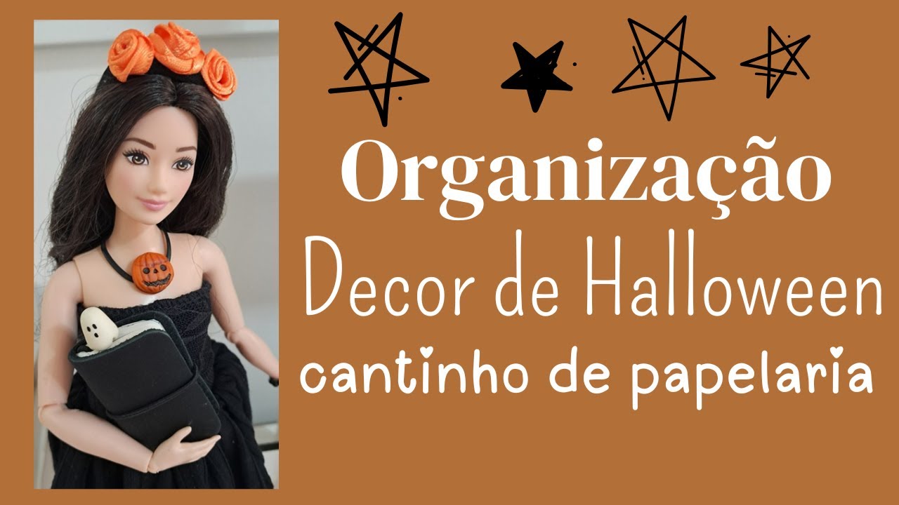 Organização - Decoração de Halloween - Cantinho de Papelaria e Art Journal