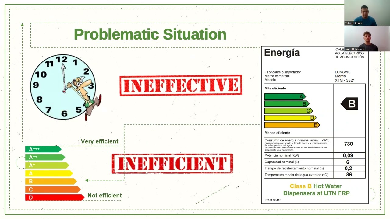 Implementation of a Solar Water Heating System at UTN in Paraná City - A. Hildermann and V. Ponce