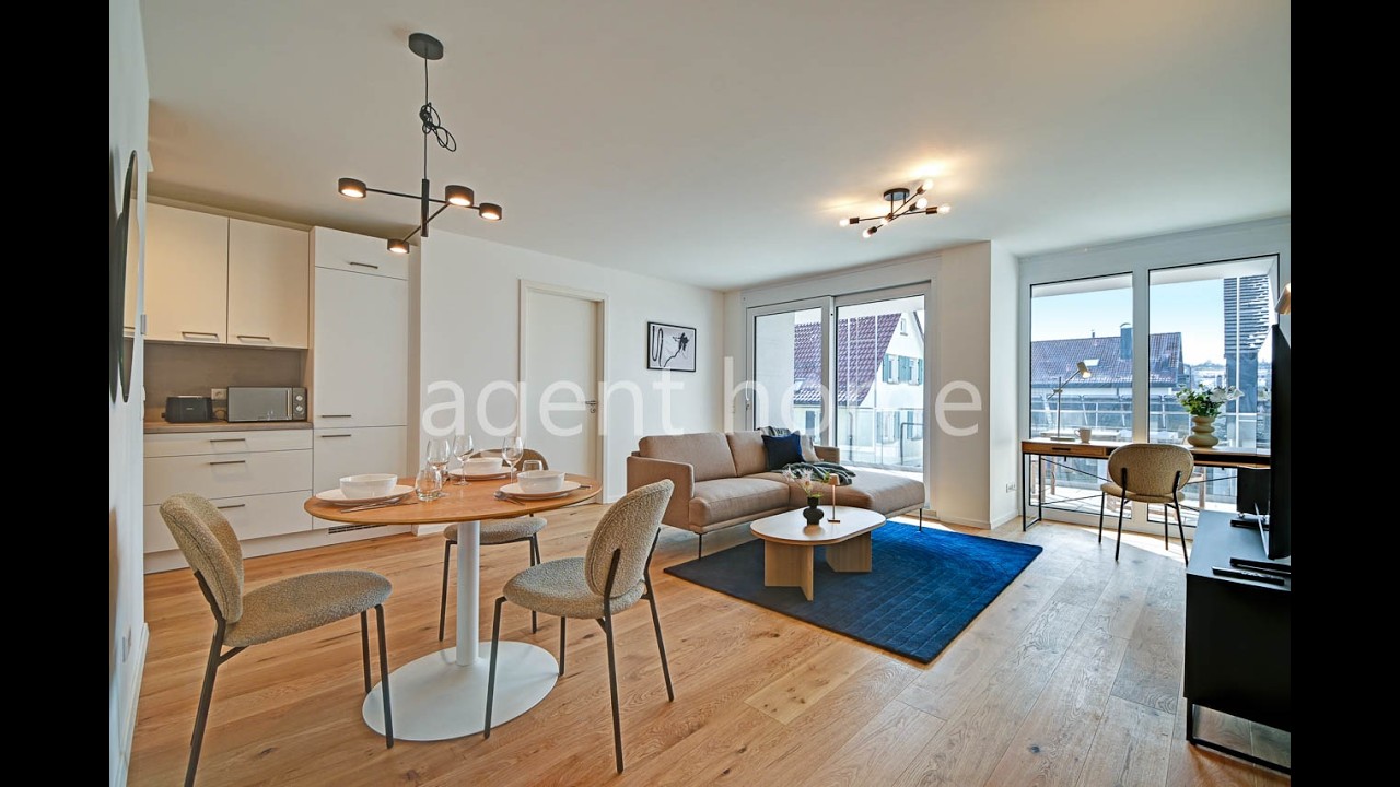 AG123967 - 2 rooms, 59 m² - MODERN LIVING - Bright APARTMENT with balcony in Magstadt