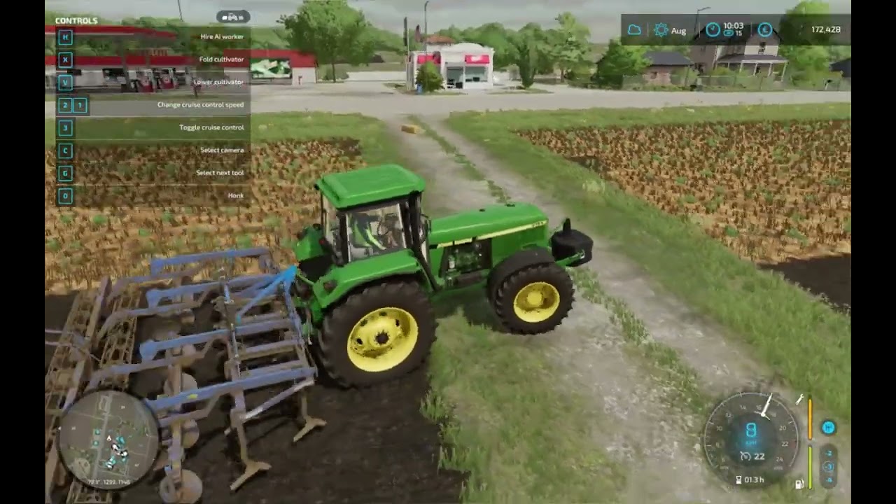 Fs22 Oranje njive! Spremanje za setvu.