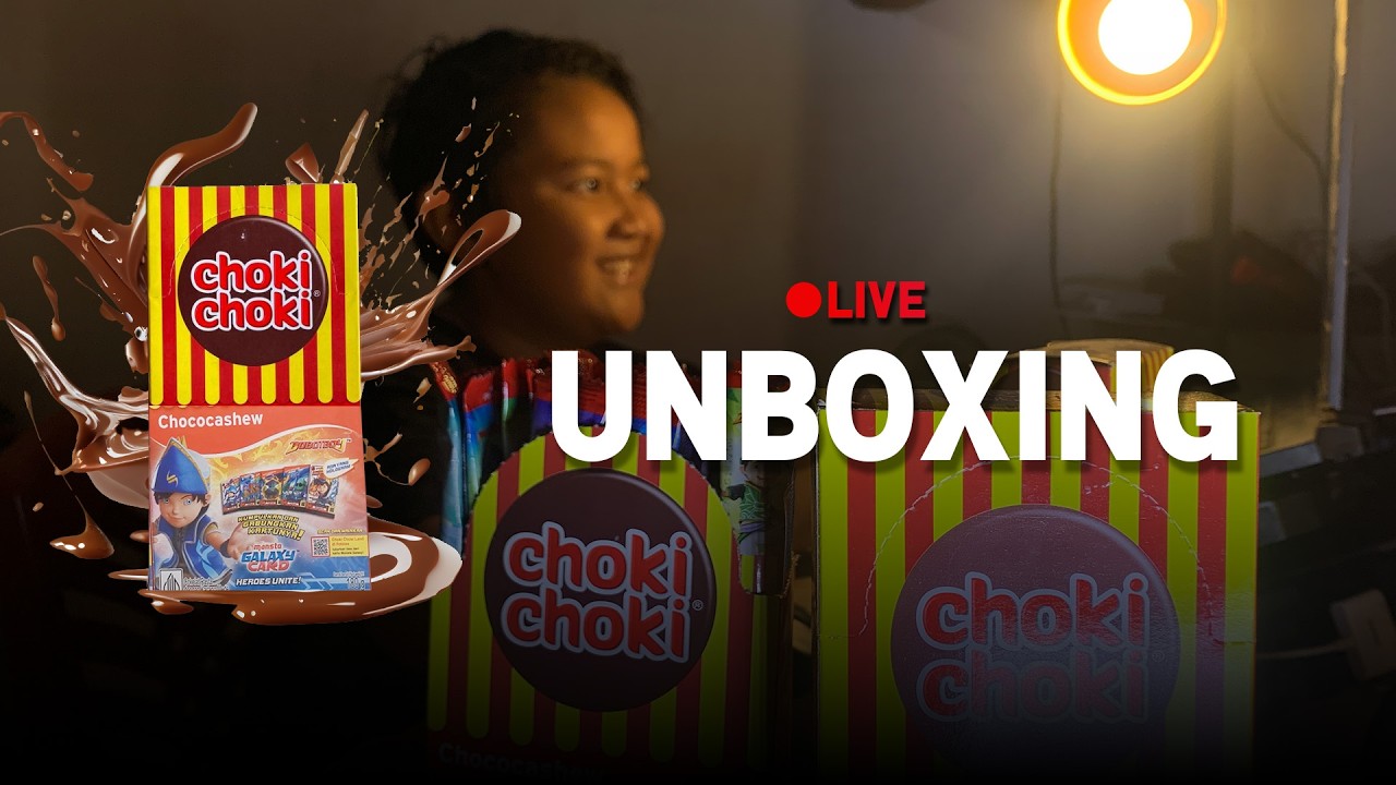 🔴LIVE - Unboxing Choki-Choki Galaxy Monsta Card Season 2