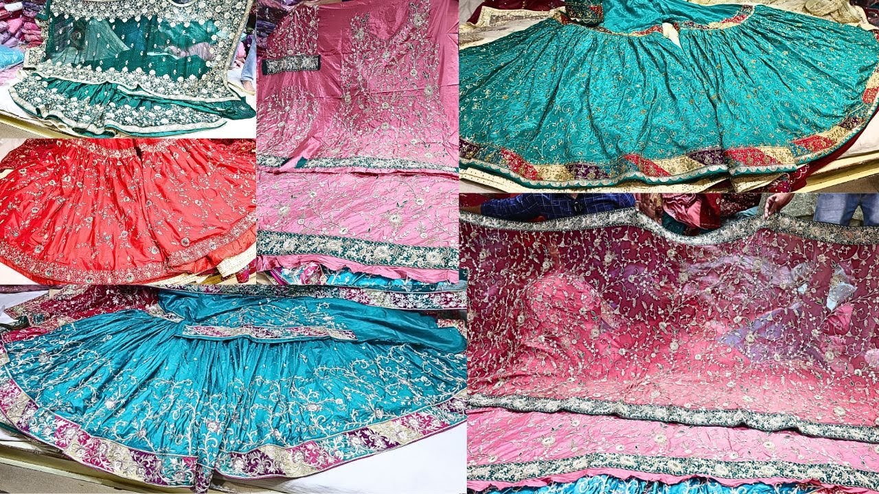 Classic Collection | Lucknowi Handwork Garara Latest Bridal and Girlish Collection | Nakhas Market