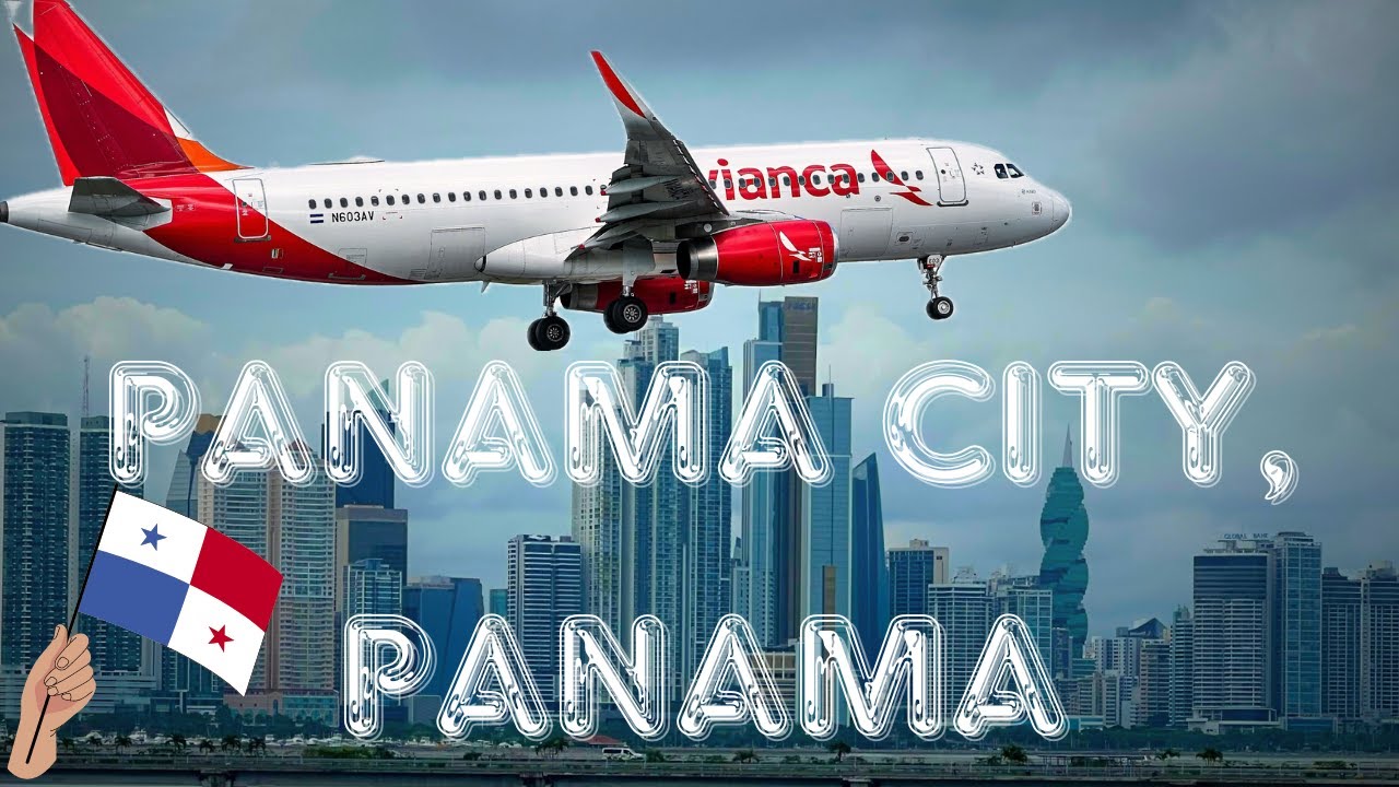 LANDING AT PANAMA CITY Tocumen International Airport On Avianca Airlines 🇵🇦 ✈️ ☀️