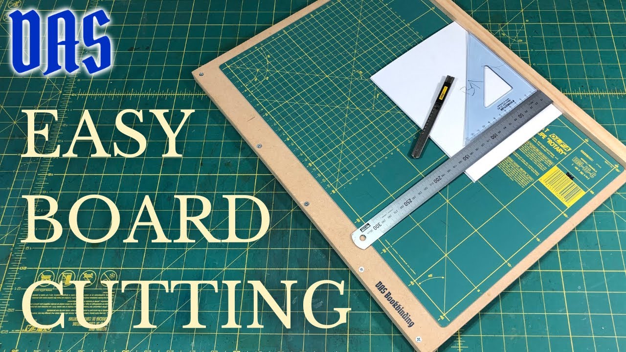 Cutting Board Accurately to Size and Square // Adventures in Bookbinding