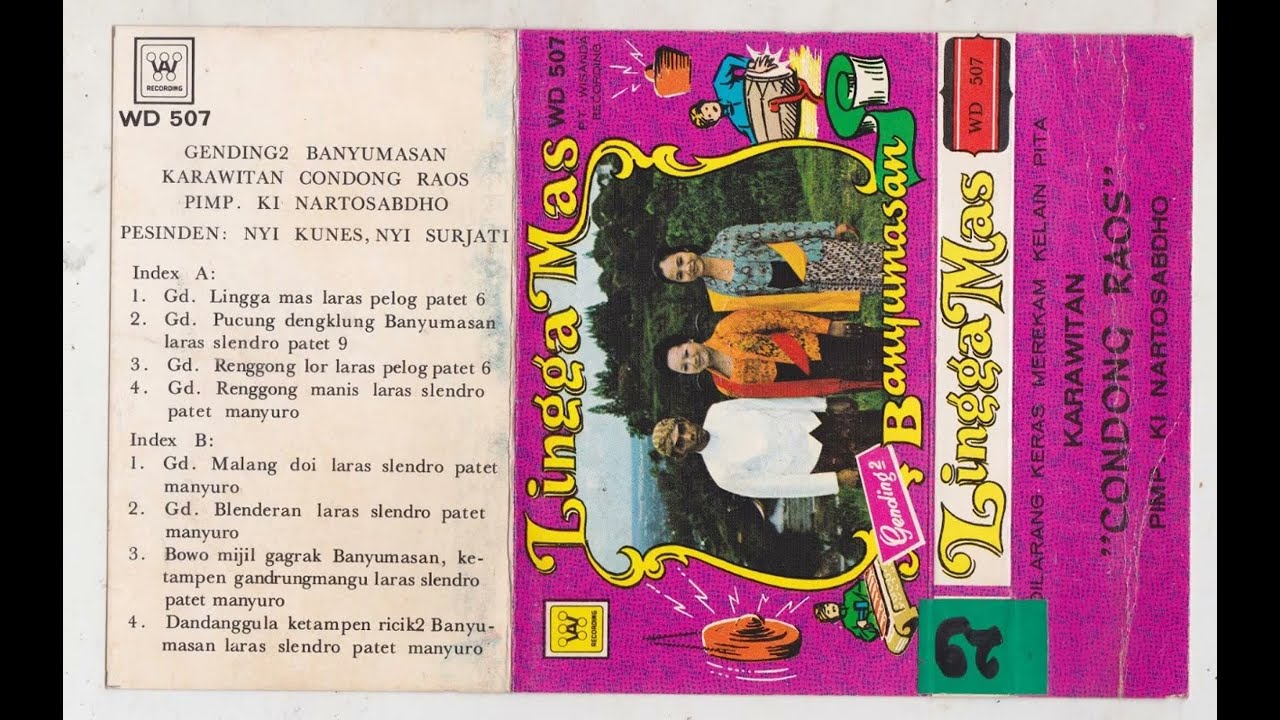 Lingga Mas Gending² Banyumasan - Karawitan Condong Raos - Ki Nartosabdho (WISANDA RECORDING)