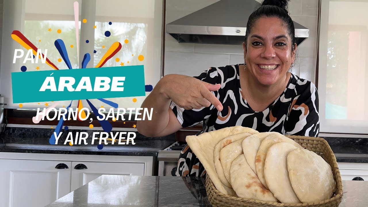 PAN ÁRABE | Al horno, sartén y Air Fryer | todos mis secretos paso a paso!