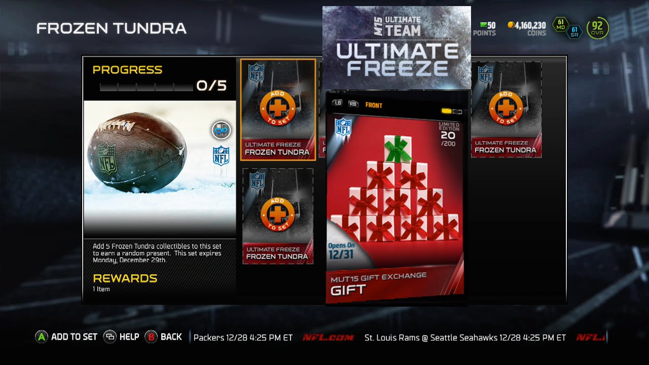 NEW LIMITED EDITION GIFT PULL! Game Changer Packs - Madden 15 Ultimate Team Pack Opening