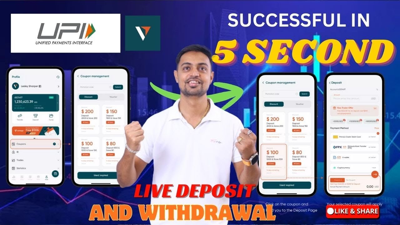 How to Deposit & Withdraw Funds in Vantage UPI (Step-by-Step) Full Process EXPLAINED