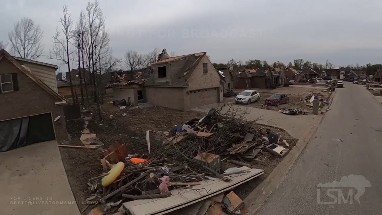 03-30-2020 Jonesboro, AR - Tornado Damage Subdivision