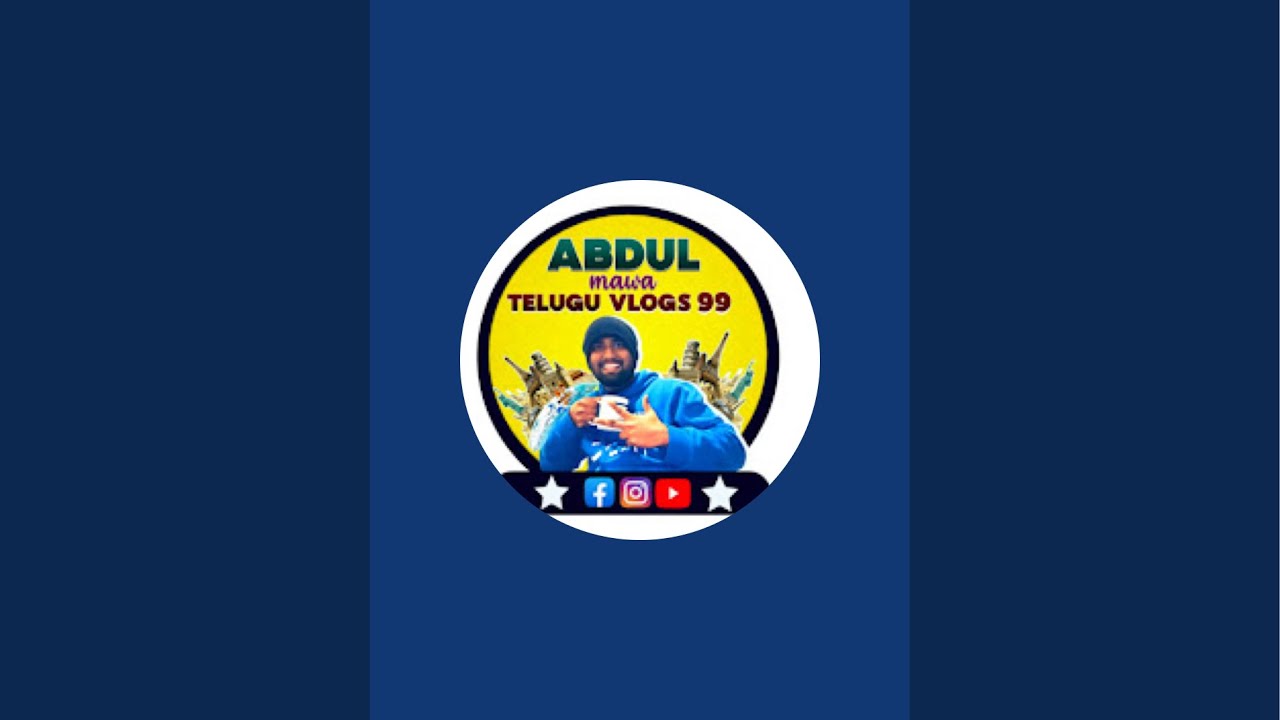 Abdul Mawa Telugu Vlogs99 is live