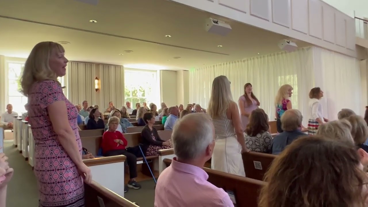 Flash Mob "One Day More" 25th Anniversary song for Mike Woodruff Christ Church Lake Forest 8/11/24
