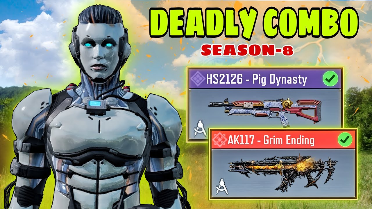 Deadly Combo 💀 AK117 + HS2126 is UNSTOPPABLE in Season 8 | CODM Battle Royale