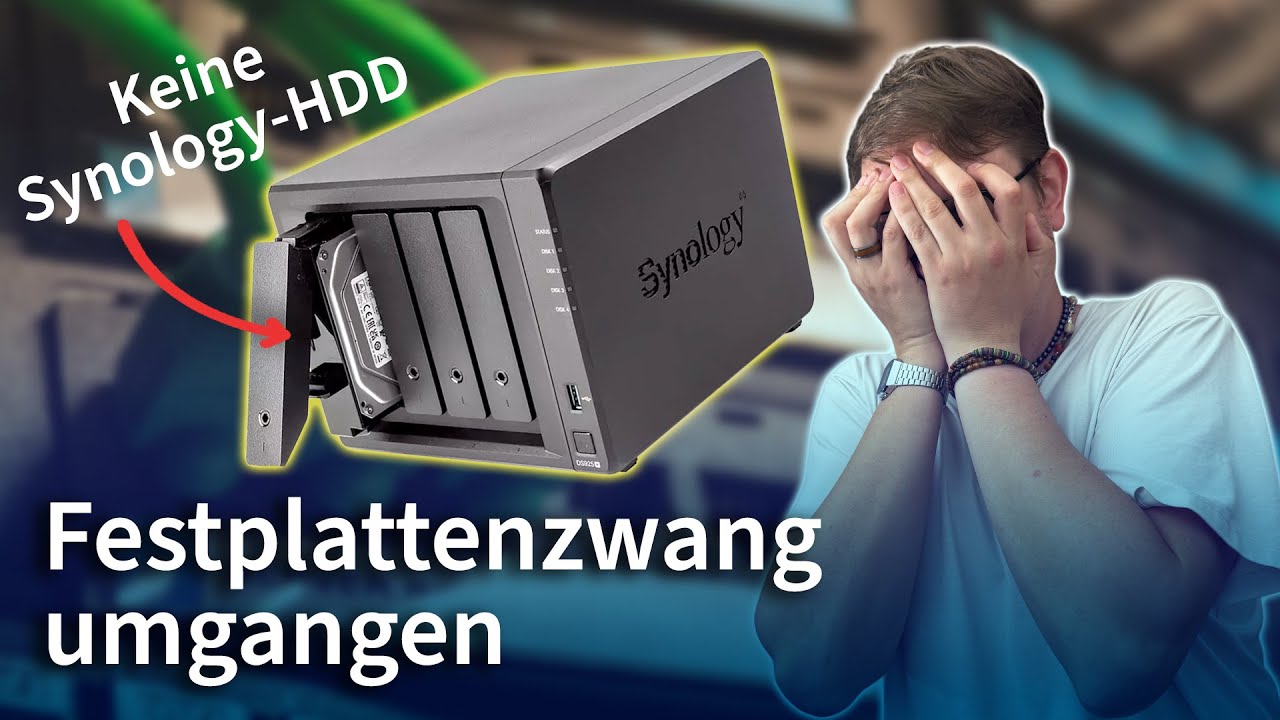 Anleitung: Steckt jede Platte in das DS925+